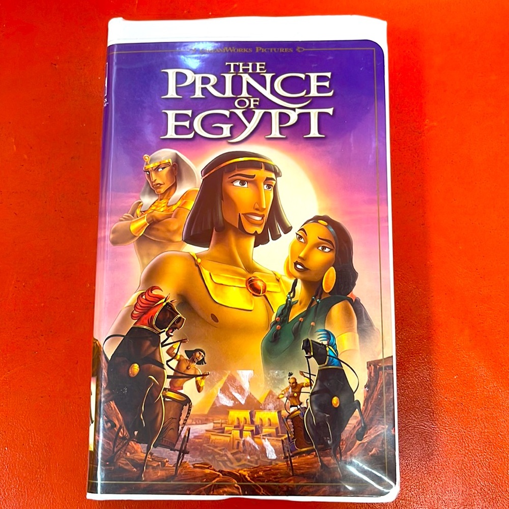 1999 The Prince of Egypt VHS vintage videotape 📼
